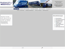 Tablet Screenshot of haeuselmann-transporte.ch